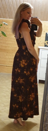 Романтичное платье из бабушкиной ткани