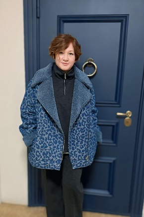 Очень крутая дубленка!