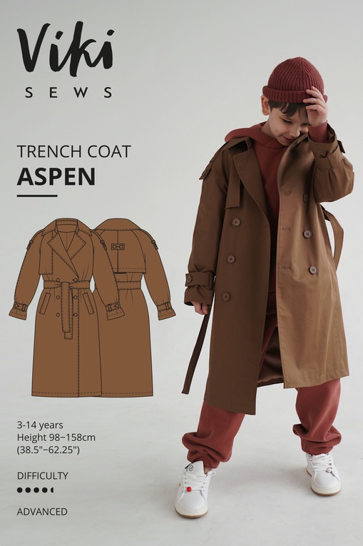 Aspen trench coat (boy)