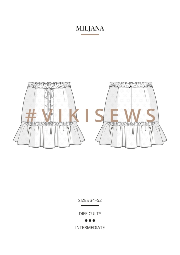 Miljana skirt
