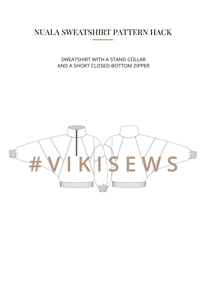 Nuala sweatshirt pattern hacking guide