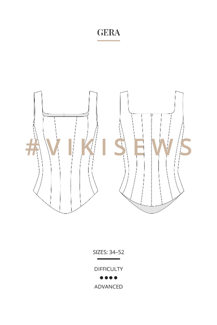 Gera bustier top sewing course