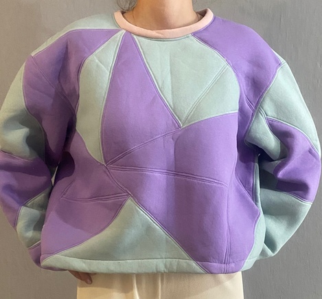 Пэчворк свитшот