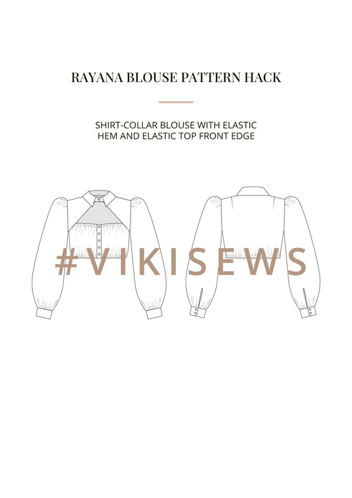 Rayana blouse pattern hacking guide