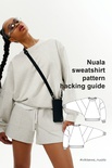 Nuala sweatshirt pattern hacking guide