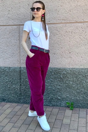 вельветовые брюки