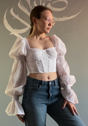 Самая красивая блузка в моем гардеробе