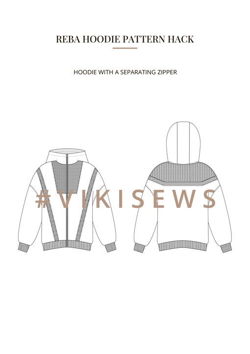 Reba hoodie pattern hacking guide