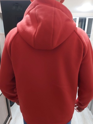 Стильный и теплый худи получился