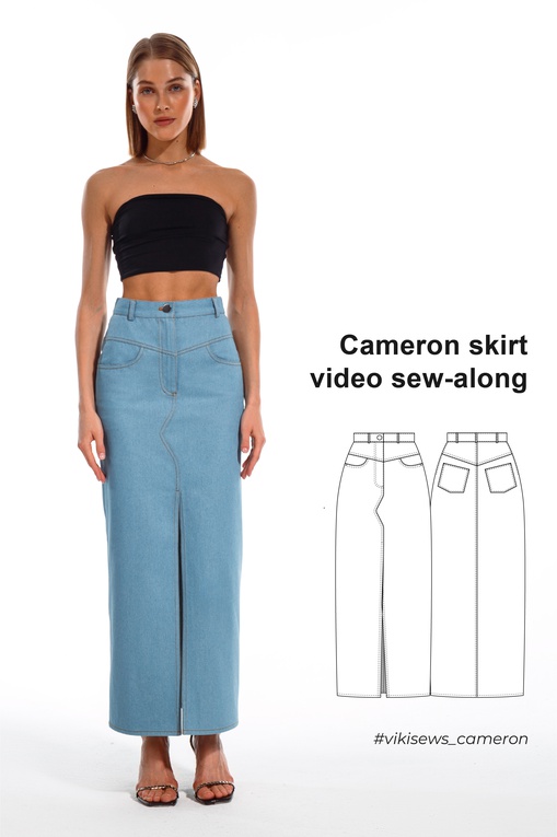 Cameron skirt video sew-along