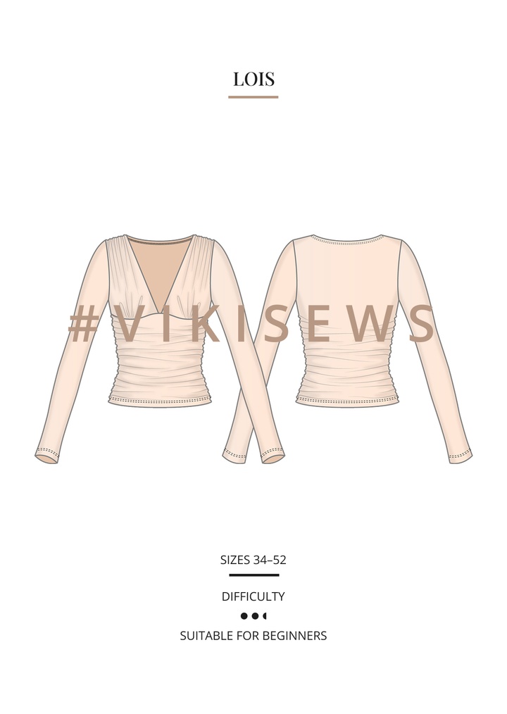 Lois long sleeve top