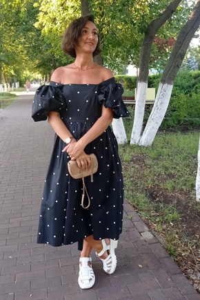 Классное платье в стиле babydoll