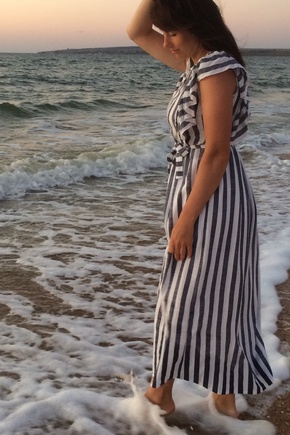 Морское платье Вики