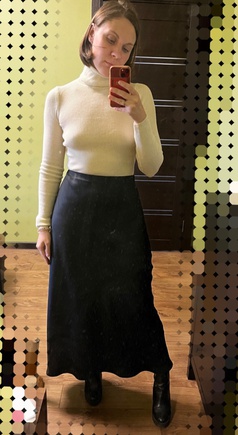 Юбка из сатина