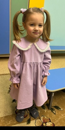 Уютное платьице для малышки