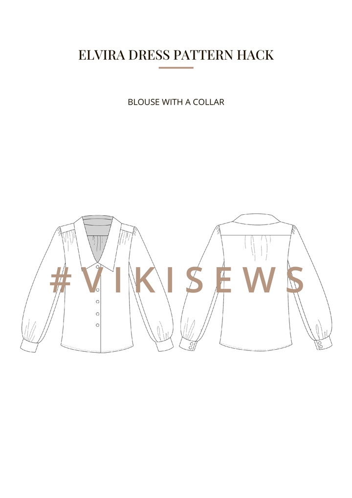 Elvira dress pattern hacking guide