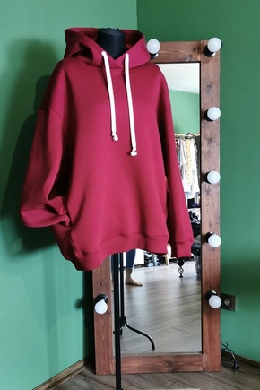 Худи из футера с начесом