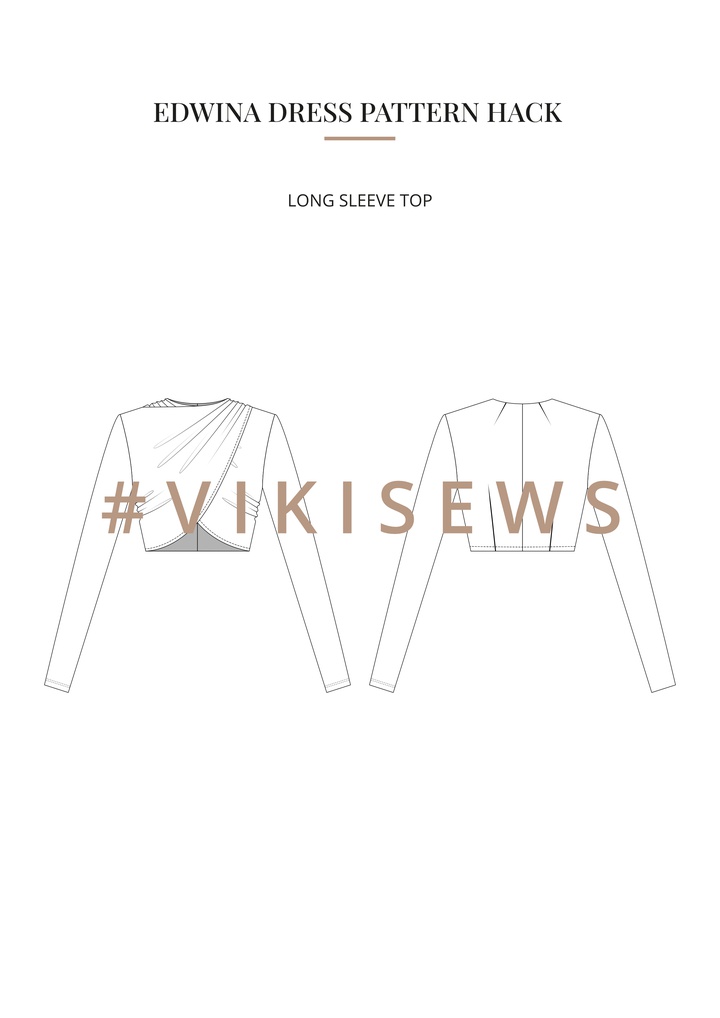 Edwina dress pattern hacking guide