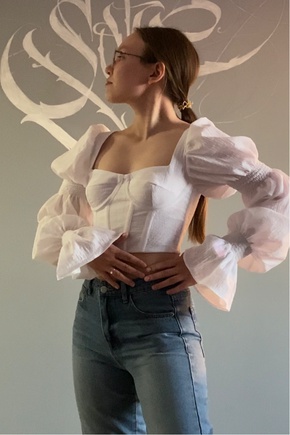 Самая красивая блузка в моем гардеробе