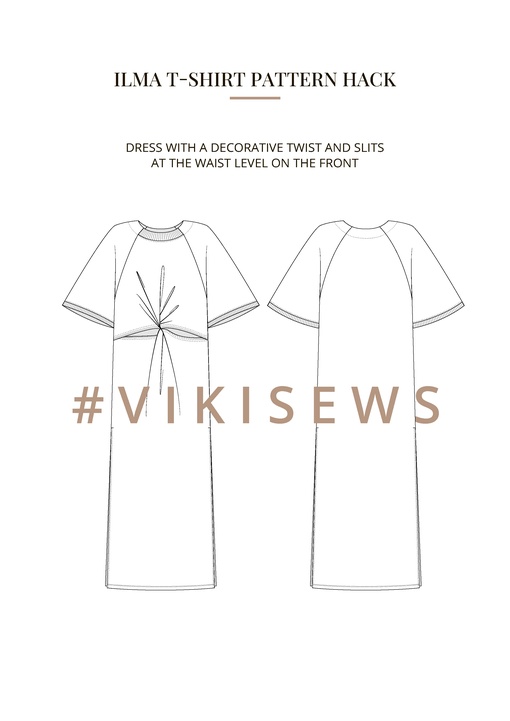 Ilma t-shirt pattern hacking guide