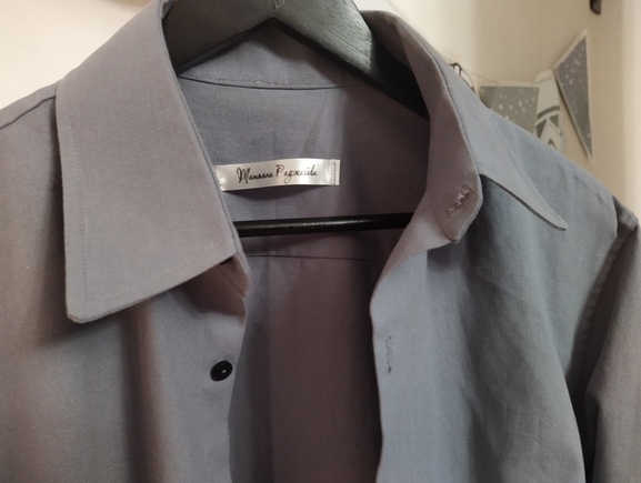 Рубашка из плотного хлопка