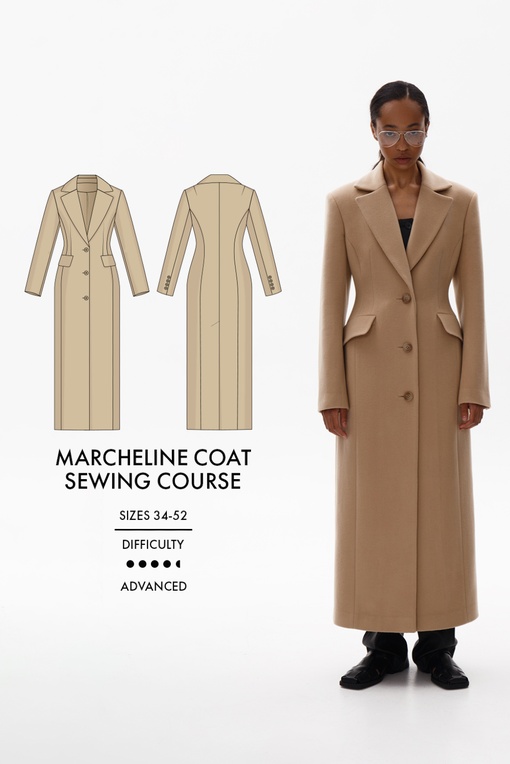 Marcheline coat sewing course
