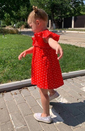 Хорошенькое, легкое одно платьюшко за вечерок с чаем можно сделать