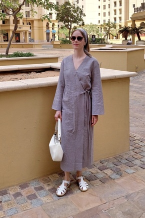 Платье на основе блузы