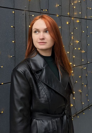 Первая моя работа с экокожей