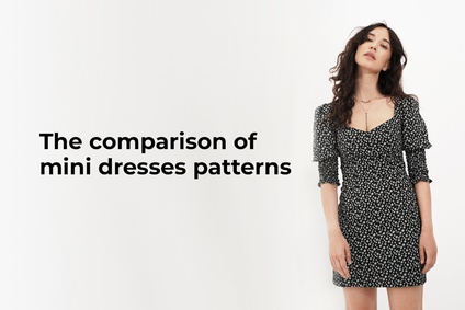 The comparison of mini dresses patterns
