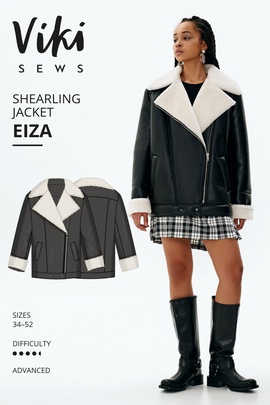 
                             
                                Eiza Shearling Jacket
                             
                        
