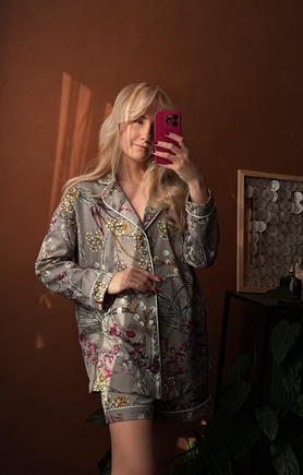 Сшила по выкройке еще шорты Назира 😆