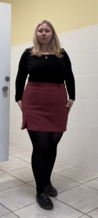 Стильная базовая юбка