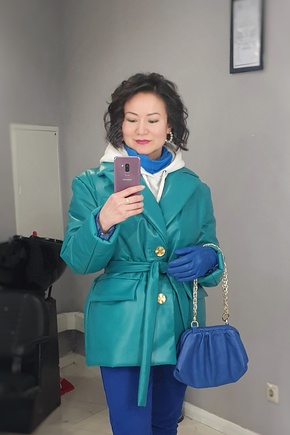 "Пухан" из натуральной кожи!