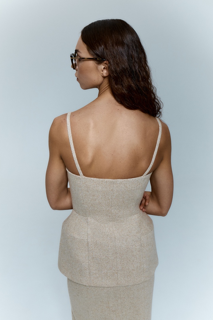 Madeline bustier top