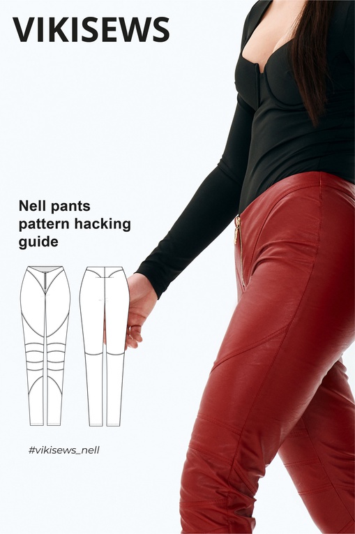 Nell pants pattern hacking guide