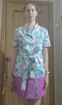 Блузка на базе платья