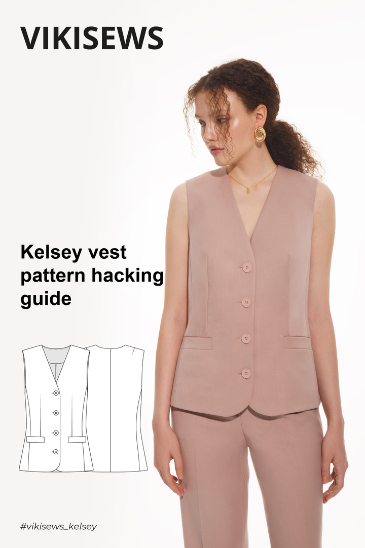 Kelsey vest pattern hacking guide