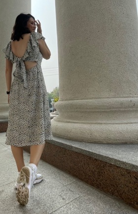 Первый раз шила платье в таком стиле!