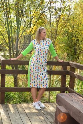 Трикотажное платье