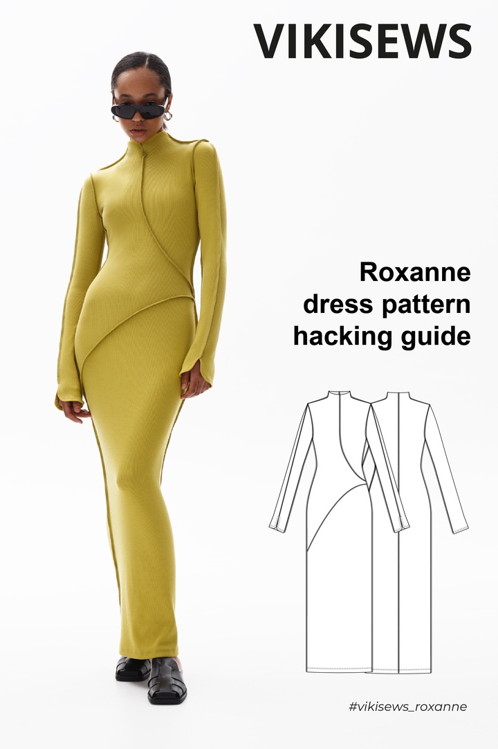 Roxanne dress pattern hacking guide
