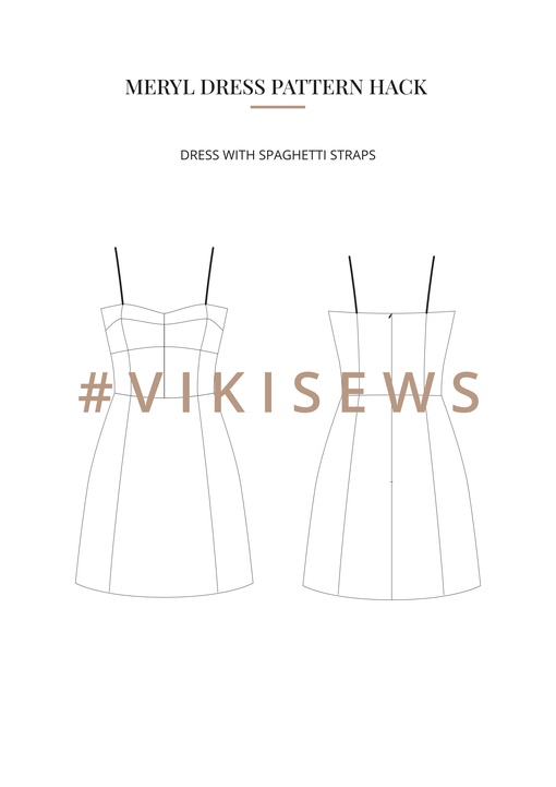 Meryl dress pattern hacking guide