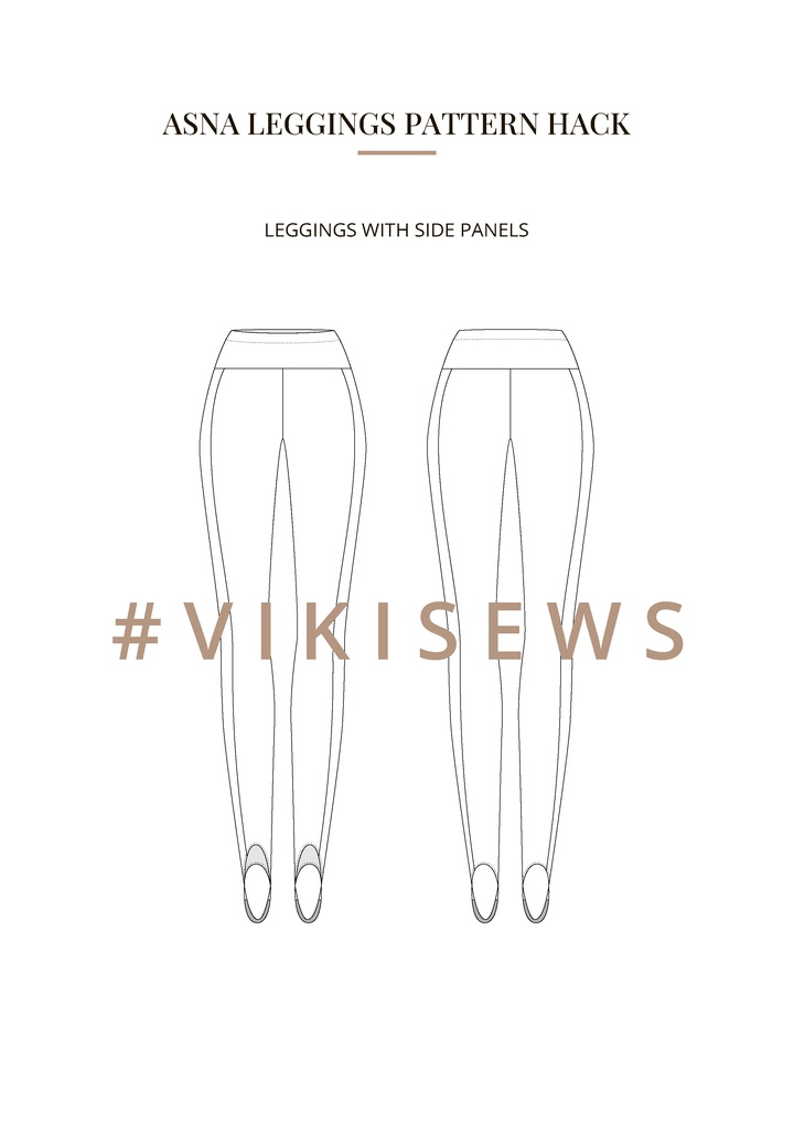 Asna leggings pattern hacking guide