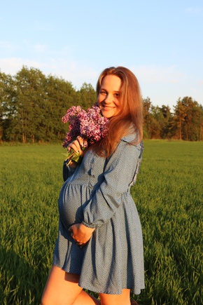 Моё первое сшитое платье!