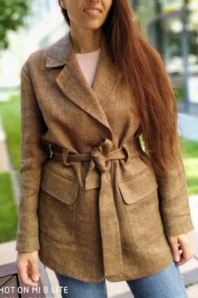 Жакет на частичной подкладке Риана