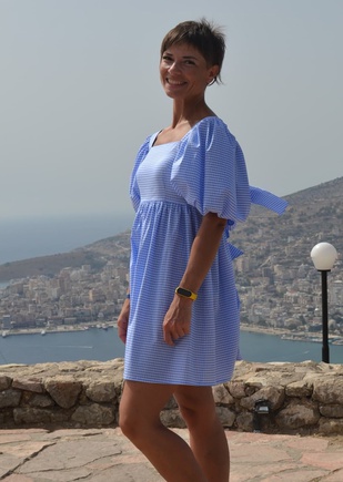 Любимое платьице в клеточку