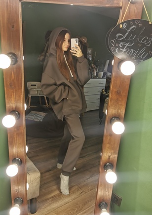 Худи из футера с начесом