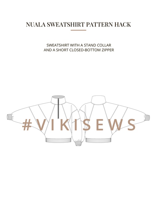 Nuala sweatshirt pattern hacking guide