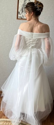 Нежное свадебное платье