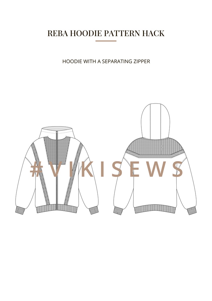 Reba hoodie pattern hacking guide